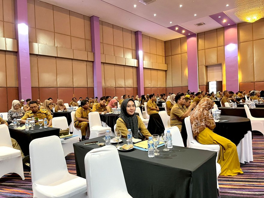 Pemerintah Desa Petangis Mengikuti Sosialisasi dan Stickerisasi Perlindungan Pekerja Rentan dan Non ASN Kabupaten Paser